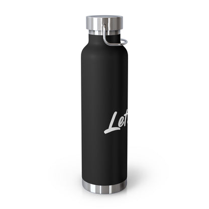 Copper Vacuum Insulated Bottle, 22oz - James Lets Win