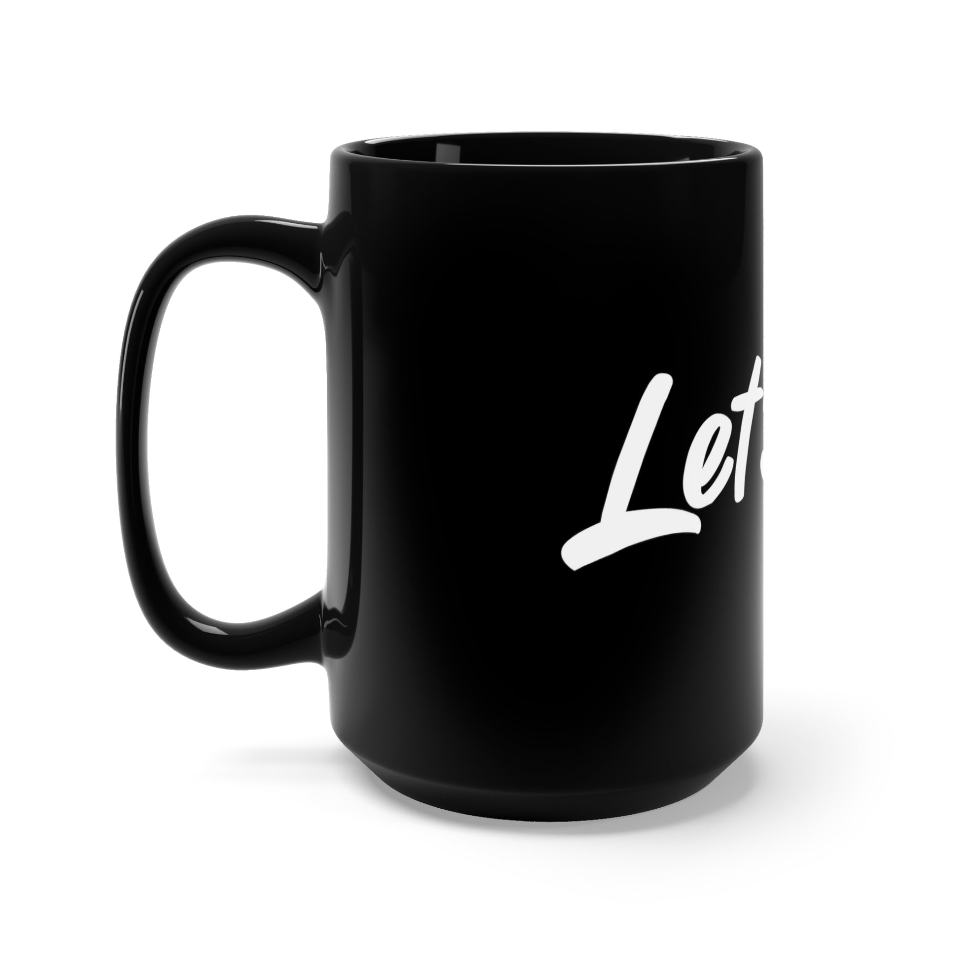 Black Mug 15oz - James Lets Win