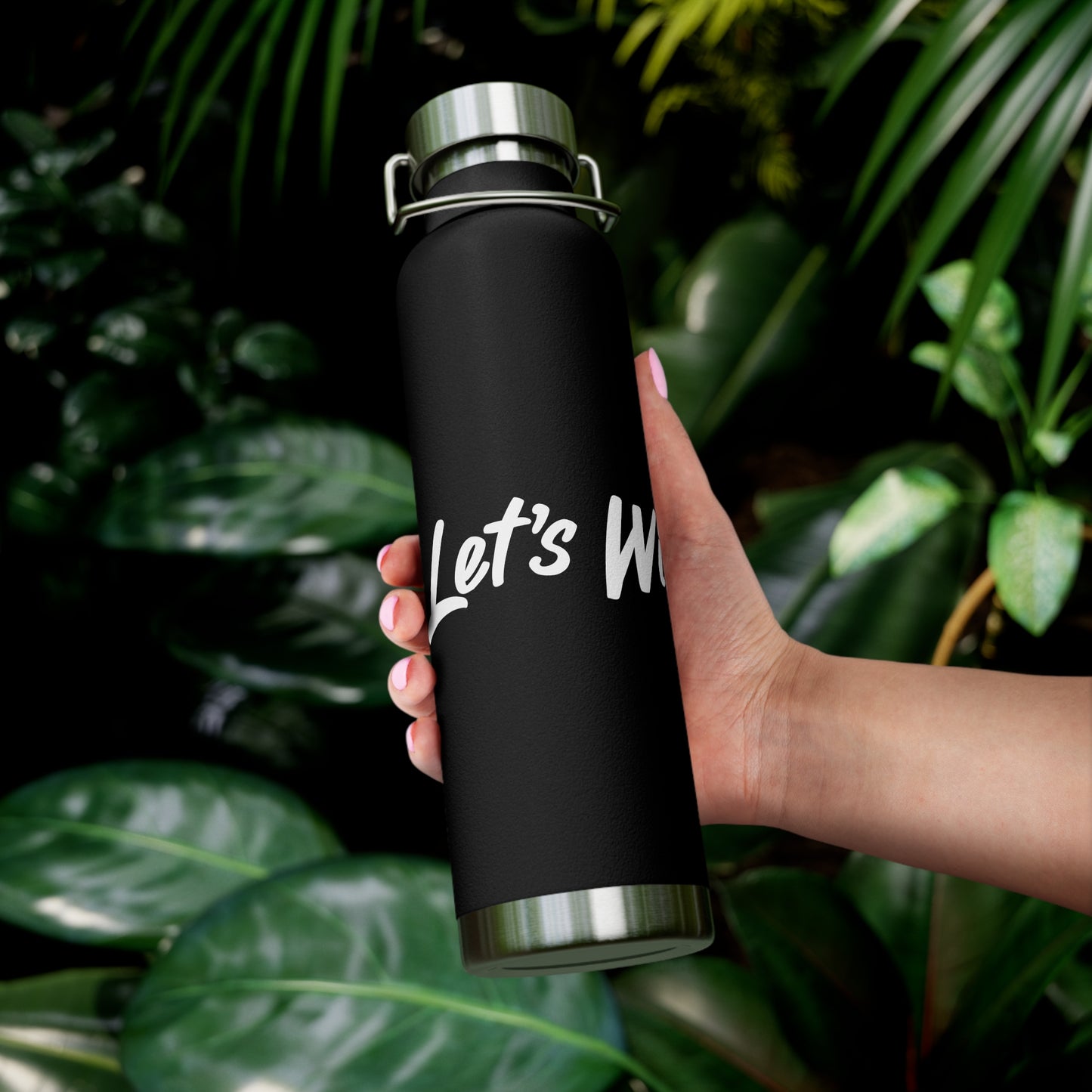 Copper Vacuum Insulated Bottle, 22oz - James Lets Win