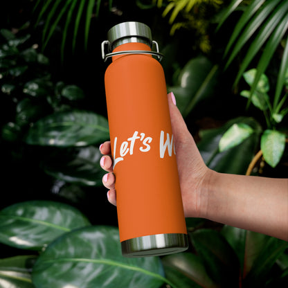 Copper Vacuum Insulated Bottle, 22oz - James Lets Win